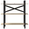 vidaXL &Eacute;tag&egrave;re Ch&ecirc;ne Sonoma 100 x 33,5 x 102 cm Bois d'ing&eacute;nierie