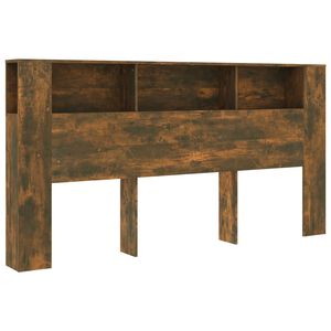 vidaXL Armoire de t&ecirc;te de lit 200x18,5x104,5 cm bois d'ing&eacute;nierie