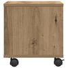 vidaXL Support d'imprimante Ch&ecirc;ne artisanal 41 x 32 x 34,5 cm