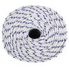 vidaXL Corde de bateau Blanc 6 mm 250 m Polypropyl&egrave;ne