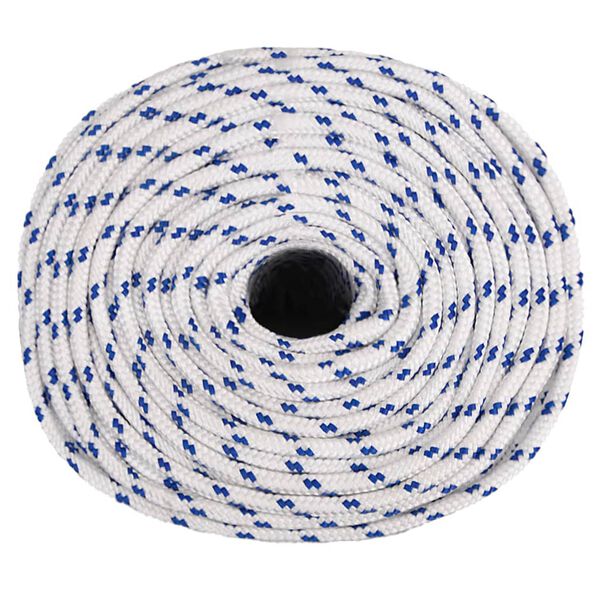 vidaXL Corde de bateau Blanc 6 mm 250 m Polypropyl&egrave;ne