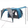 vidaXL Tente tunnel Bleu 382 x 262 x 214 cm