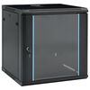 vidaXL Armoires r&eacute;seau avec stockage Noir 600 x 600 x 640 mm Acier
