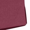 vidaXL Chaises de salle &agrave; manger 2 pcs Bordeaux 57 x 67 x 98 cm tissu