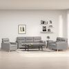 vidaXL Ensemble de canap&eacute;s 3 pcs coussins d&eacute;coratifs et coussins