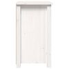 vidaXL Table de chevet Blanc 40x35x61,5 cm Bois de pin massif
