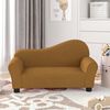 vidaXL Canap&eacute; pour enfants Marron Velours