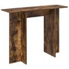 vidaXL Table console Ch&ecirc;ne Fum&eacute; 100 x 30 x 75 cm Bois d'ing&eacute;nierie