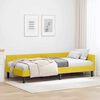 vidaXL Cadre de lit d'angle Jaune 90 cm x 200 cm VeloursetContreplaqu&eacute;