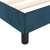 vidaXL Cadre de lit sans matelas bleu fonc&eacute; 100x200 cm velours