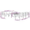 vidaXL Salon de jardin 8 pcs avec coussins Aluminium Anthracite