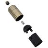 vidaXL Douilles de lampe 2 pcs bronze E27