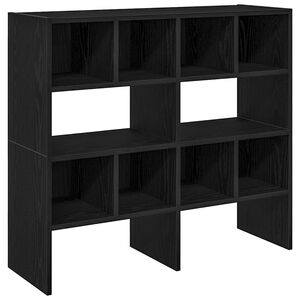 VidaXL &Eacute;tag&egrave;res &agrave; chaussures empilables en ch&ecirc;ne noir 89,5 x 30 x 40cm