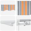 vidaXL Auvent Multicolore 500 x 300 x 165 cm Polyester et m&eacute;tal