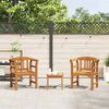 vidaXL Ensemble de salon Rose de jardin 3 pcs Naturel