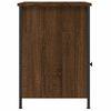 vidaXL Table de chevet ch&ecirc;ne marron 40x42x60 cm bois d'ing&eacute;nierie