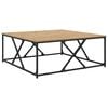 vidaXL Table basse Ch&ecirc;ne artisanal 100 x 100 x 40 cm Bois d'ing&eacute;nierie