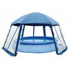 Blue Bay Pavillon de piscine type II Bleu 520 x 600 x 280 cm