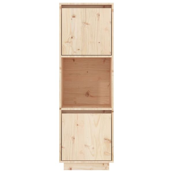 vidaXL Buffet haut 38x35x117 cm Bois massif de pin