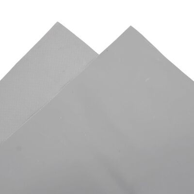 vidaXL Bâche gris 1,5x10 m 650 g/m²