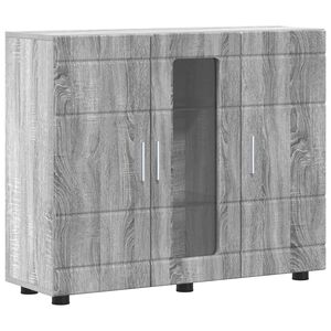 vidaXL Cabinet en Bois Gris Sonoma Bois d'ing&eacute;nierie