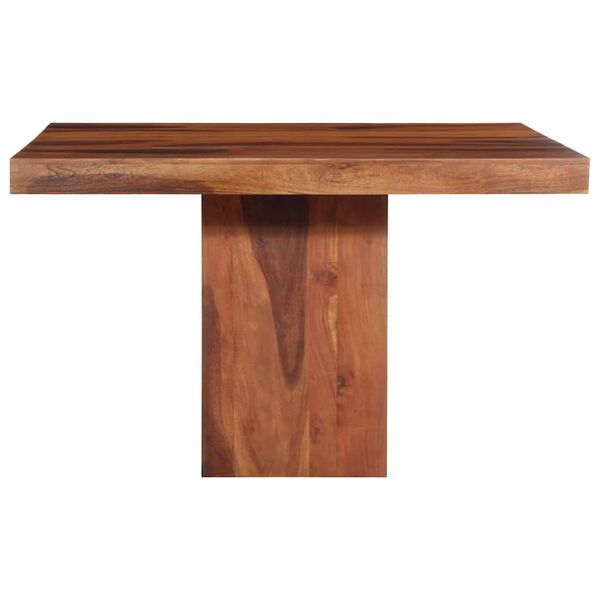 vidaXL Table &agrave; manger 120x120x77 cm bois d'acacia massif