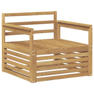 vidaXL Canap&eacute; d&rsquo;ext&eacute;rieur Bois d'Acacia Massif Blanc