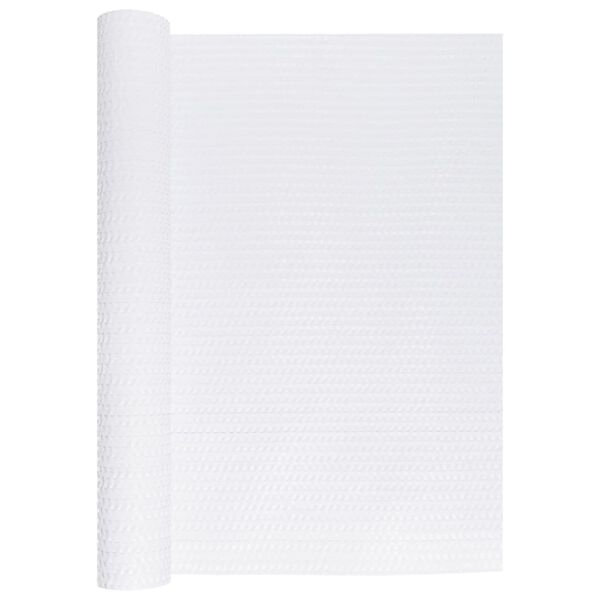 vidaXL Paravent de balcon blanc 500x80 cm r&eacute;sine tress&eacute;e
