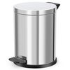 Hailo Poubelle &agrave; p&eacute;dale Solid M 12 L Inox avec bac int&eacute;rieur galvanis&eacute;