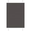 vidaXL Store pliss&eacute; noir 95x150 cm largeur du tissu 94,4 cm polyester