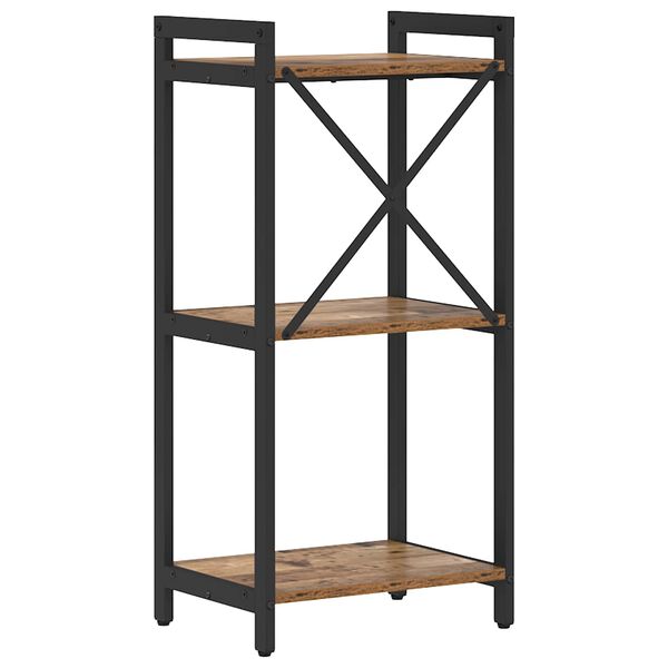 vidaXL &Eacute;tag&egrave;re Bois ancien 40 x 30 x 85 cm Bois d'ing&eacute;nierie