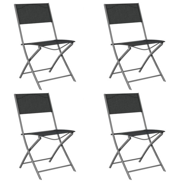 vidaXL Mobilier de salle &agrave; manger d'ext&eacute;rieur 5 pcs Acier
