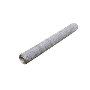 vidaXL Grillage pour voli&egrave;re Acier galvanis&eacute; 25 x 0,75 m Argent&eacute;