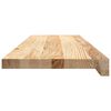 vidaXL Appuis de fen&ecirc;tre 2 pcs non trait&eacute; 80x30x2 cm bois ch&ecirc;ne massif
