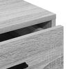 vidaXL Buffet Sonoma gris 40 x 41 x 75 cm Bois d'ing&eacute;nierie