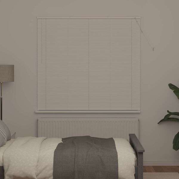 vidaXL Store V&eacute;nitien R&eacute;glable Blanc 150 x 160 cm PVC