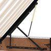 vidaXL Lit de Rangement avec matelas Blanc pur 200 x 200 cm Faux cuir