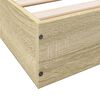 vidaXL Cadre de lit sans matelas ch&ecirc;ne sonoma 160x200 cm