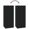 vidaXL Meuble TV mural Noir 40x34,5x100 cm