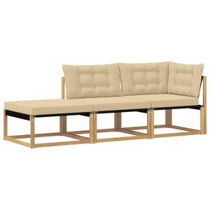 vidaXL Unit&eacute; de canap&eacute; sectionnel Blanc 241,5 x 83 x 73 cm