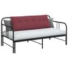 vidaXL Coussin de Dos Bordeaux 140 x 19 x 50 cm tissu