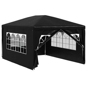 vidaXL Tente de r&eacute;ception 3 x 4 m Anthracite