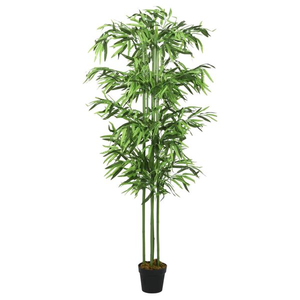 vidaXL Bambou artificiel 864 feuilles 180 cm vert