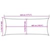 vidaXL Voile d'ombrage 160 g/m&sup2; Marron 2x4,5 m PEHD