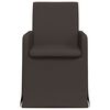 vidaXL Chaises de salle &agrave; manger 2 pcs Gris fonc&eacute; 57 x 67 x 95 cm Lin