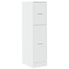 vidaXL Armoire d'apothicaire blanc 30x41x118 cm bois d'ing&eacute;nierie