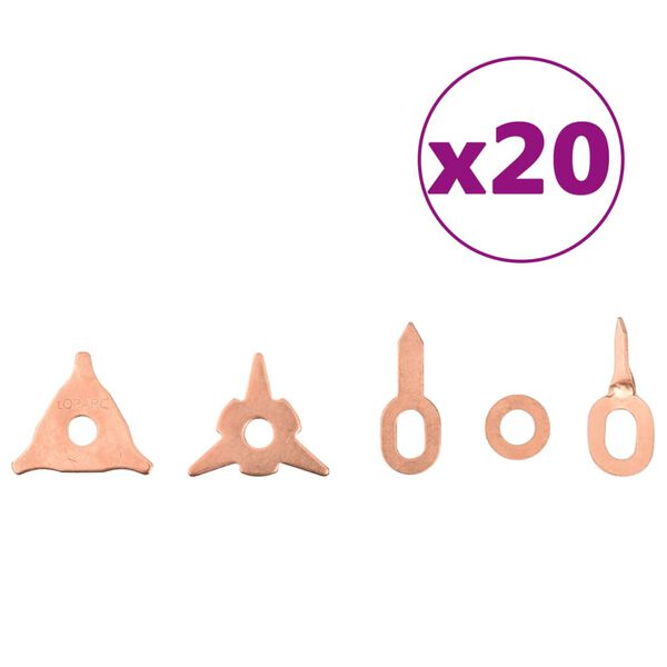 vidaXL Kit d'outils de r&eacute;paration de t&ocirc;le 119 pcs