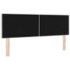 vidaXL T&ecirc;te de lit avec t&ecirc;te de lit Gris clair 144 cm Cuir synth&eacute;tique