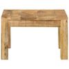 vidaXL Table basse 55x55x35 cm Bois de manguier massif