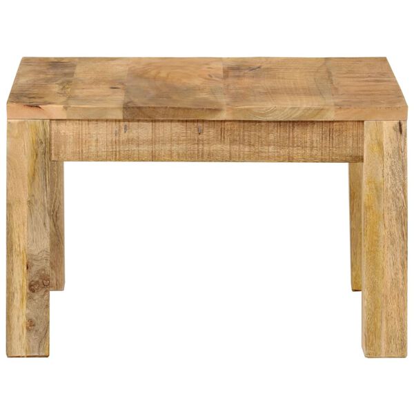 vidaXL Table basse 55x55x35 cm Bois de manguier massif